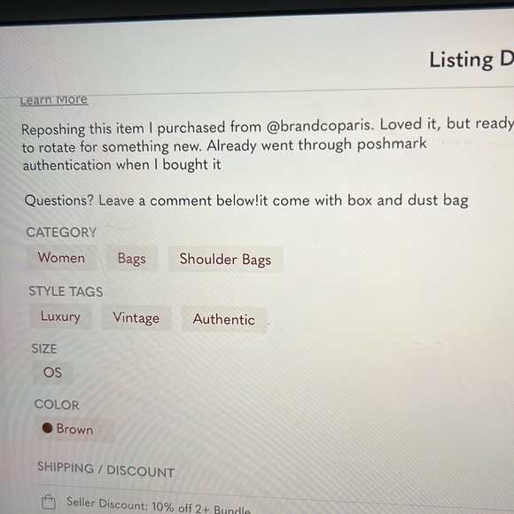 Louis Vuitton Geronimos it Authentic - Picture 8 of 10